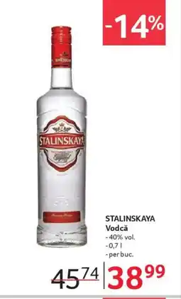 Selgros STALINSKAYA Vodcă Ofertă