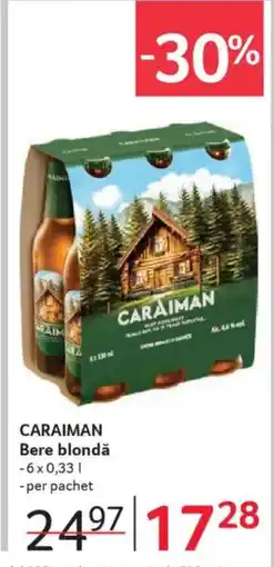 Selgros CARAIMAN Bere blondǎ Ofertă