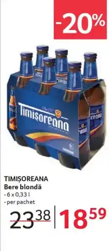 Selgros TIMIȘOREANA Bere blondǎ Ofertă