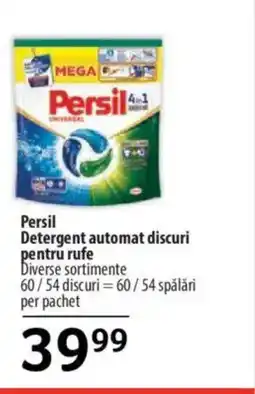 Selgros Persil Detergent automat discuri pentru rufe Ofertă
