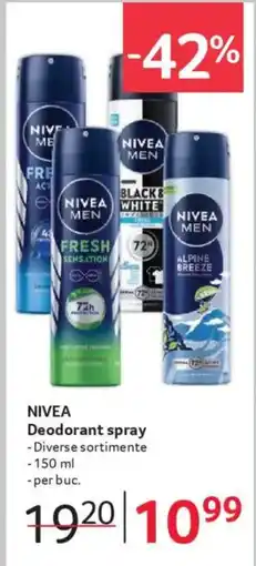 Selgros NIVEA Deodorant spray Ofertă