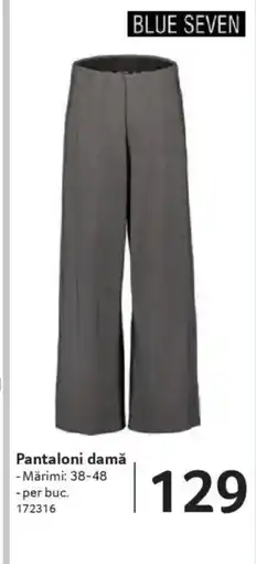 Selgros BLUE SEVEN Pantaloni damă Ofertă