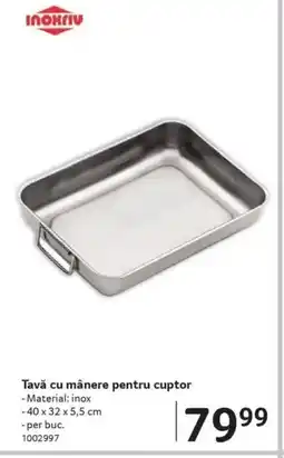 Selgros Tavă cu mânere pentru cuptor Ofertă