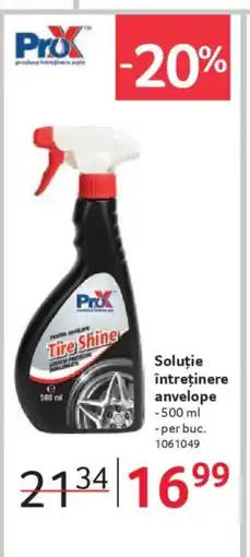 Selgros Soluție întreţinere anvelope Ofertă