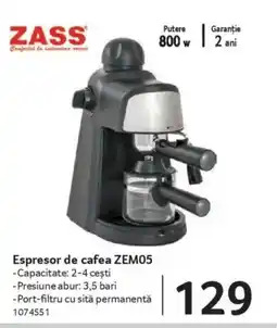 Selgros Espresor de cafea ZEM05 Ofertă