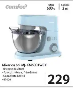 Selgros Mixer cu bol MJ-KM6001WCY Ofertă