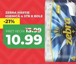 Simos Zebra hârtie igienică 4 str Ofertă