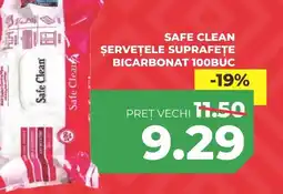 Simos Safe clean șervețele suprafețe bicarbonat Ofertă