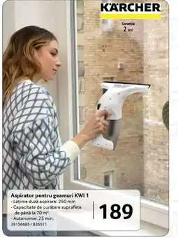 Selgros KÄRCHER Aspirator pentru geamuri KWI 1 Ofertă
