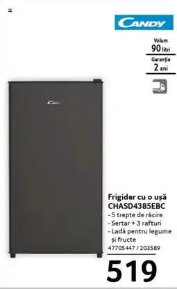 Selgros Frigider cu o uşă CHASD4385EBC Ofertă