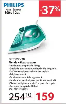 Selgros PHILIPS DST3030/70 Fier de călcat cu abur Ofertă