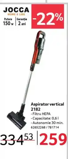 Selgros JOCCA Aspirator vertical 2182 Ofertă