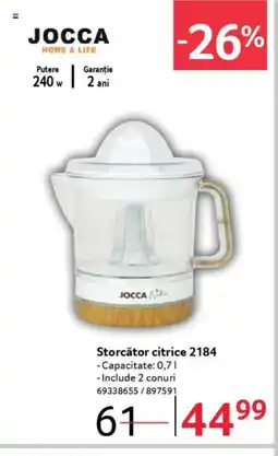 Selgros JOCCA Storcător citrice 2184 Ofertă