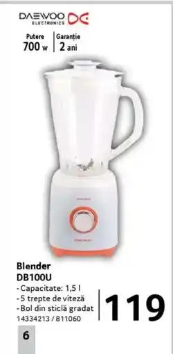 Selgros Blender DB100U Ofertă