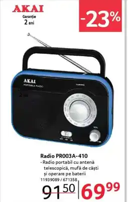 Selgros Radio PR003A-410 Ofertă