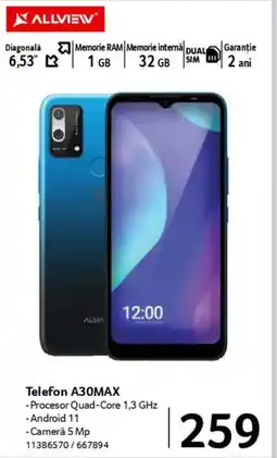 Selgros ALLVIEW Telefon A30MAX Ofertă