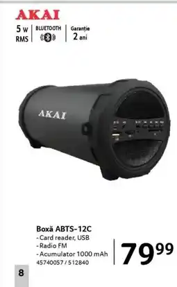 Selgros Boxǎ ABTS-12C Ofertă