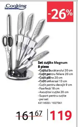 Selgros Set cuțite Magnum Ofertă