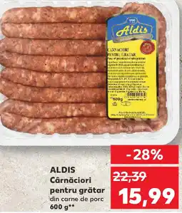 Kaufland ALDIS Cârnăciori pentru grătar Ofertă