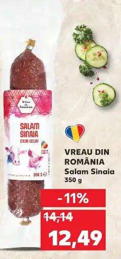 Kaufland VREAU DIN ROMÂNIA Salam Sinaia Ofertă