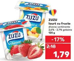 Kaufland ZUZU laurt cu fructe Ofertă