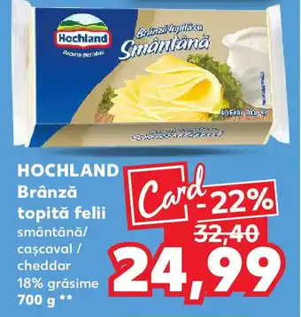 Kaufland HOCHLAND Brânză topită felii Ofertă