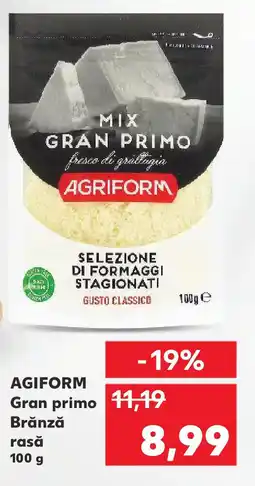 Kaufland AGIFORM Gran primo Brǎnză rasă Ofertă