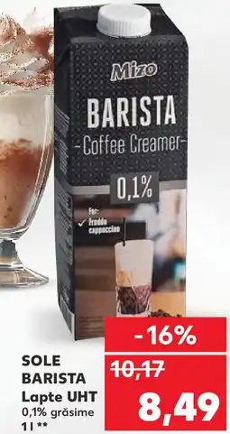 Kaufland SOLE BARISTA Lapte UHT Ofertă