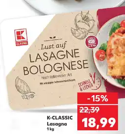 Kaufland K-CLASSIC Lasagna Ofertă