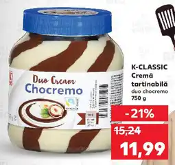 Kaufland K-CLASSIC Cremă tartinabilă duo chocremo Ofertă