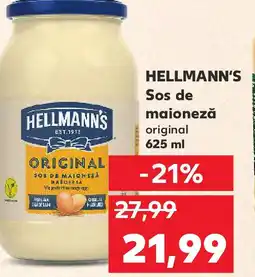 Kaufland HELLMANN'S Sos de maioneză original Ofertă