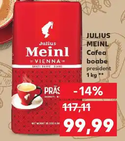 Kaufland JULIUS MEINL Cafea boabe Ofertă