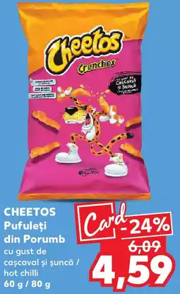 Kaufland CHEETOS Pufuleţi din Porumb Ofertă