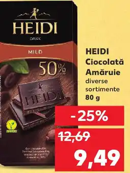 Kaufland HEIDI Ciocolată Amăruie Ofertă