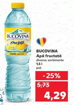 Kaufland BUCOVINA Apă fructată Ofertă