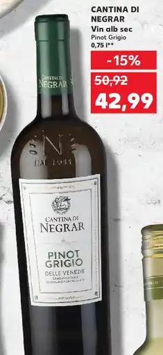 Kaufland CANTINA DI NEGRAR Vin alb sec Pinot Grigio Ofertă