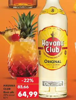 Kaufland HAVANA CLUB Rom alb Ofertă