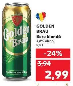 Kaufland GOLDEN BRAU Bere blondă Ofertă