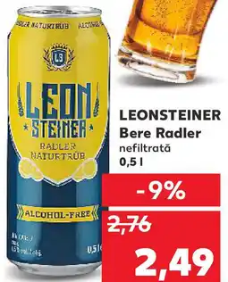 Kaufland LEONSTEINER Bere Radler nefiltrată Ofertă