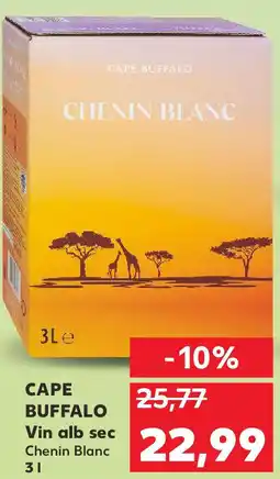 Kaufland CAPE BUFFALO Vin alb sec Chenin Blanc Ofertă