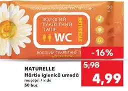 Kaufland NATURELLE Hârtie igienică umedă Ofertă