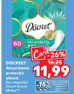 Kaufland DISCREET Absorbante protecţie zilnică Ofertă