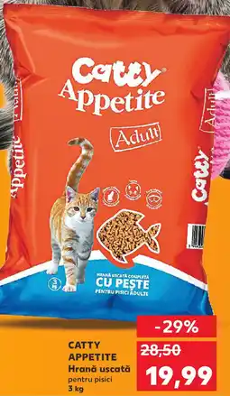 Kaufland CATTY APPETITE Hrană uscată pentru pisici Ofertă
