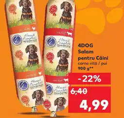 Kaufland 4DOG Salam pentru Câini Ofertă