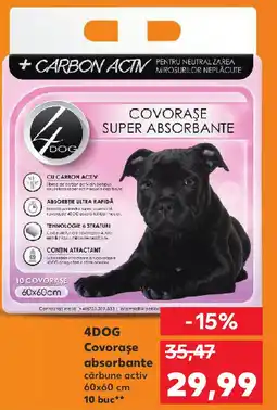 Kaufland 4DOG Covorase absorbante Ofertă