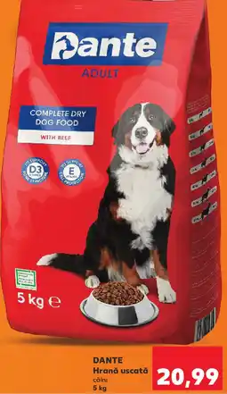 Kaufland DANTE Hrană uscată câini Ofertă