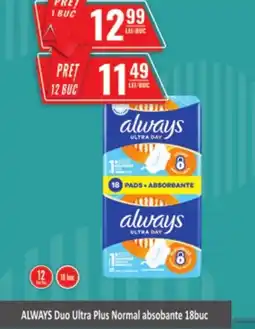 CBA ALWAYS Duo Ultra Plus Normal absobante Ofertă