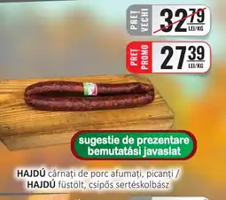 CBA HAJDÚ cârnaţi de porc afumați, picanți Ofertă