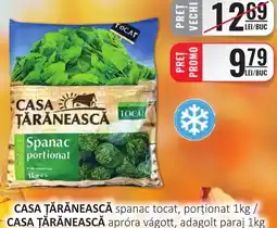 CBA Casa ţărănească spanac tocat, porționat Ofertă