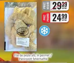 CBA File de peşte alb, în pesmet Ofertă